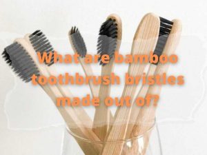 What are bamboo toothbrush bristles made out of