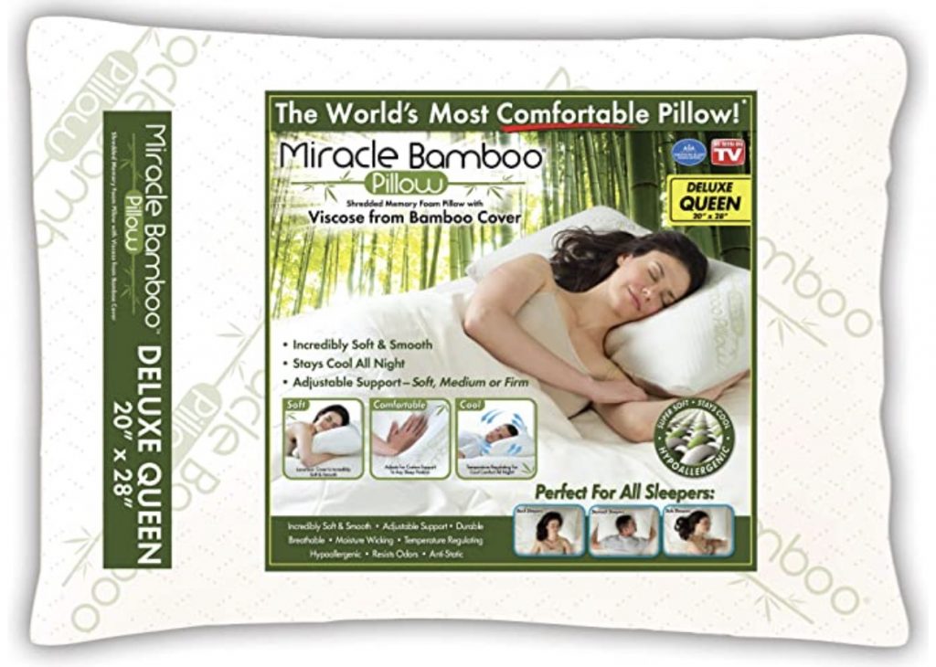 Ontel Miracle Shredded Memory Foam Pillow